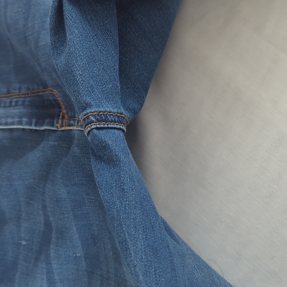 Le château wide leg Women's Blue Jeans size 34 - Picture 7 of 8